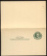 UY7 Sep.4 Postal Card With Reply PLATE FLAW Break In Frameline Under (SID)E 1915 - 1901-20