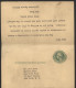 UY7 Sep.4 Postal Card With Reply PLATE FLAW Broken N Of CENT 1915 - 1901-20