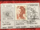 Le Crann Quistinic 56310 Bubry Liberté De Gandon Sur Porte-Timbre-Vignette- Ste Geneviève Des Bois Erinnophilie-Stamp - Esposizioni Filateliche