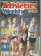 Delcampe - ATHLETICS WEEKLY 1990 MAGAZINE SET – LOT OF 50 OUT OF 52 – TRACK AND FIELD - 1950-Hoy