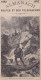 Almanach Des Postes Et Télégraphes- Rare Calendrier 1882 Oberthur Rennes Paris Gravure Facteur Dans Les Alpes Poste E2-3 - Big : ...-1900