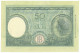 50 LIRE BARBETTI GRANDE L SENZA MATRICE BI RSI 11/11/1944 SUP- - Regno D'Italia - Altri