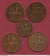 France 5 Pièce --10 Cts --1898-1912-1914-1916--5 Cts --1911   Dans L 'état Lot N °1 - Andere & Zonder Classificatie