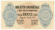 10 LIRE BIGLIETTO CONSORZIALE REGNO D'ITALIA 30/04/1874 BB/SPL - Biglietti Consorziale