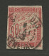 TAXE N° 22 CACHET  SAINT LOUIS /  Used - Portomarken