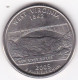 West Virginia Quarter Dollar 2005 D, Georges Washington, Cupronickel, KM# 374 - 1999-2009: State Quarters