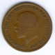 England / United Kingdom George V. (1910-1936) 1/2 Penny 1928 (Bronze) KM#837, Ss - Andere & Zonder Classificatie