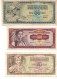 3 Billets  Anciens/YOUGOSLAVIE/10-50 -100 Dinars/Socijalistica Federativna Republika Jugoslavija /1955 Et 1978   BILL277 - Yougoslavie