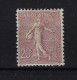 France Yv 131 Neuf Avec ( Ou Trace De) Charniere / MH/* - 1903-60 Säerin, Untergrund Schraffiert