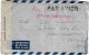 GREECE 23-11-1950 AIR COVER AGIA/LARISSA TO ITALIA. EXCHANGE CONTROL. - Cartas & Documentos
