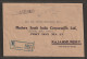 India 1954 Lingaraj Temple Stamp Bodhisattva Stamps On Cover With Registered Post From Madurai Palace To Rajahmundrya131 - Induismo