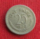 India 25 Paise 1972 C KM# 49 *VT Calcutta Mint  Inde Indien Indies Indie - Inde