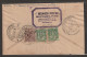 India 1954 Trimurti Stamps On Cover From Tamil Nadu To Rajahmundry A(134) - Hinduismus