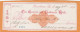 United States Old Check Cheques - Chèques & Chèques De Voyage