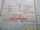 Alte Landkarte / Faltplan Auf Leinen Deutschland 1946 Westliche Hälfte Mit Den Postleitgebieten Maße: 70cm X 90cm - Landkarten