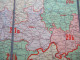 Delcampe - Alte Landkarte / Faltplan Auf Leinen Deutschland 1946 Westliche Hälfte Mit Den Postleitgebieten Maße: 70cm X 90cm - Cartes Géographiques