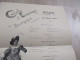 Projet ? Programme Illustré Par Gerbault 38 X27.5 Cercle D'Escrime De  Bourgogne Assaut Du 30/03/1897 Petite Déchirure - Programmes