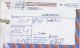 DRC Congo 2009 Beni EMS Label Kinshasa Via Goma With CAA Airline Includes Lead Sealing Weight. Rare - Cartas & Documentos