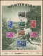 Secours D'hiver - Feuillet Souvenir N°631 à 638 (complet : Version FR + NL) - 1931-1950