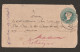 India 1893 Queen Victoria Envelope From Alleppy To Madura Rediret To Kottaiyur (A162a) - Buste