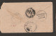 India 1893 Queen Victoria Envelope From Alleppy To Madura Rediret To Kottaiyur (A162a) - Covers