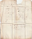 1828 - Cachet à Date D'essai LYON Sur Lettre Pliée Vers NANTES - Dateur En Arrivée - Taxe 7 - 1801-1848: Precursores XIX