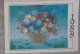 Petit Calendrier De Poche 1988 Tableau Peinture Janine Faure Terrieu Fleurs - Pharmacie Loches Indre Et Loire - Petit Format : 1981-90
