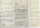 Italy Modena 1847 Fold Cover Registered Sent To Carpi Bollata 25 Cents Eagle Cancel Paper With Watermark - Modena