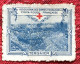 Croix Rouge Française Association Dames Françaises Tergnier -Red Cross-Timbre-Vignette-Erinnophilie-Stamp-Sticker-Viñeta - Croce Rossa