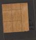 Seychelles 1922K G Vth SG 101 4c Green W/M Mult Script CA  Mint MNH Mint Block Of 4 Variety (sh2) - Seychelles (1976-...)
