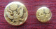 2 BOUTONS ETATS UNIS..Officiers Supérieurs - Buttons