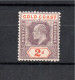 Goldcoast 1902 Old 2 P. Edward Stamp (Michel 36) Nice MLH - Goudkust (...-1957)