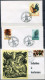 4 Kaarten En 2 Enveloppen Met Filatelistische Stempels SINT NIKLAAS WAAS - Covers & Documents