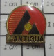 511A  Pin's Pins / Beau Et Rare / THEME : SPORTS / TENNIS ANTIGUA Variante Rouge - Tennis