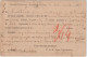 1876 - REPIQUAGE ! CP PRECURSEUR CERES REPIQUEE GRANDE-CHARTREUSE BUREAU DE VOIRON (ISERE) => CHAMBERY - Vorläufer