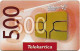 Slovenia - Telekom Slovenije - Jubilejna Petstota Telekartica, Gem5 Black, 07.2003, 50Units, 5.000ex, Used - Slovénie