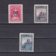 TURKEY 1929, Sc #673-675, Overprints, MH/Used - Unused Stamps