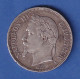 Frankreich Silbermünze 5 Franc Napoleon III. 1868 - Other & Unclassified