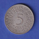 Bundesrepublik Kursmünze 5 Deutsche Mark Silber-Adler 1951 F Vz - Other & Unclassified