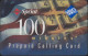 USA - Sprint Prepaid Calling Card - Spain - Sam's Club - 100 Minutes - Flag - Sprint