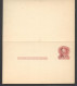 UY9-6a Postal Card With Reply CLEVELAND REPLY CARD NO OVERPRINT Mint Vf 1920 Cat.$85.00 - 1901-20