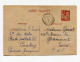 !!! ENTIER POSTAL IRIS DE CONAKRY - GUINEE DE 1942 POUR TOURS - Brieven En Documenten