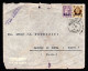 1947 E.A.F. SOMALIA OCCUP. BRIT. BUSTA VIAGGIATA PER L'ITALIA, PADOVA - Somalië