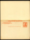 UY12 Sep.1 Postal Card With Reply Mint Vf 1926 Cat.$12.00 - 1921-40