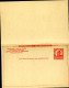 UY12 Sep.2 Postal Card With Reply Mint Vf 1926 Cat.$12.00 - 1921-40