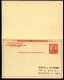 UY12 Sep.3 Postal Card With Reply Mint Vf 1926 Cat.$12.00 - 1921-40