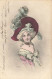 N°24206 - Illustrateur - Bottaro - Jeune Femme Portant Un Chapeau à Plume - Bottaro