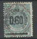 Italie  Fiscal  0,60  Sur  3 Lires  Vert  Oblitéré   B/TB    Voir Scans  Soldé ! ! ! - Revenue Stamps