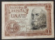 España – Billete Banknote De 1 Peseta – 1953 - 1-2 Peseten