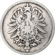 Empire Allemand, Wilhelm I, Mark, 1881, Berlin, Argent, TB+, KM:7 - 1 Mark